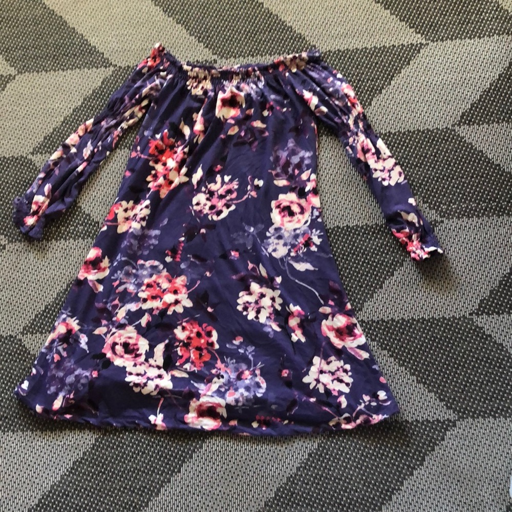 Purple flower dress